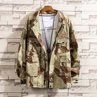 Fashion Mens Camouflage Print Jacket