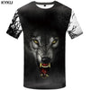 KYKU Wolf T shirt Beauty Clothing Sexy Clothes Jungle Tees Fashion Tops Tshirt Men Rock