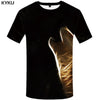 KYKU Wolf T shirt Beauty Clothing Sexy Clothes Jungle Tees Fashion Tops Tshirt Men Rock