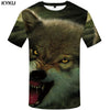 KYKU Brand Wolf T shirt Beauty T-shirt Girl Tshirt Tops Tees Clothes Men Funny Top Tee Fashion Homme