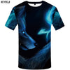 KYKU Brand Wolf T shirt Beauty T-shirt Girl Tshirt Tops Tees Clothes Men Funny Top Tee Fashion Homme