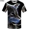KYKU Brand Wolf T shirt Beauty T-shirt Girl Tshirt Tops Tees Clothes Men Funny Top Tee Fashion Homme