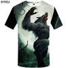 KYKU Brand Wolf T shirt Beauty T-shirt Girl Tshirt Tops Tees Clothes Men Funny Top Tee Fashion Homme