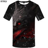 KYKU Brand Wolf T shirt Beauty T-shirt Girl Tshirt Tops Tees Clothes Men Funny Top Tee Fashion Homme
