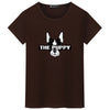 2018 New Summer Fashion French Bulldog Design T-Shirts Men's High Quality Cotton The Puppy tshirt Hipster Funny Tops Tee Shirts