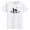 2018 New Summer Fashion French Bulldog Design T-Shirts Men's High Quality Cotton The Puppy tshirt Hipster Funny Tops Tee Shirts