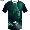 KYKU Wolf T shirt White Tshirt Beauty T-shirt Clothes Clothing Tops Men Print Male Cool Japanese