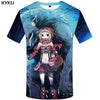 KYKU Wolf T shirt White Tshirt Beauty T-shirt Clothes Clothing Tops Men Print Male Cool Japanese